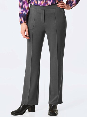 Goldner Regular Broek 'VERA' in Grijs: voorkant