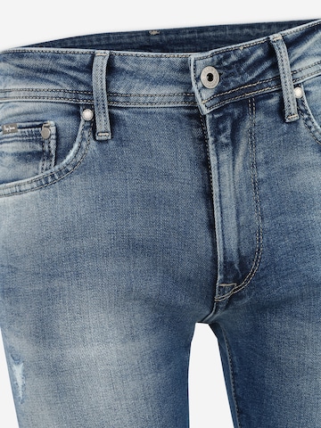 Coupe slim Jean 'STANLEY' Pepe Jeans en bleu