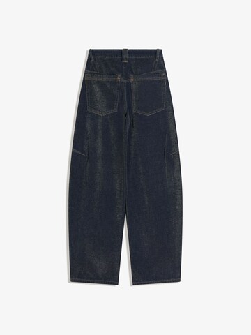 Bershka Barrel Jeans i blå