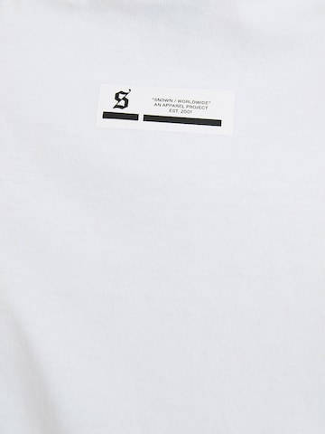 Bershka T-shirt i vit