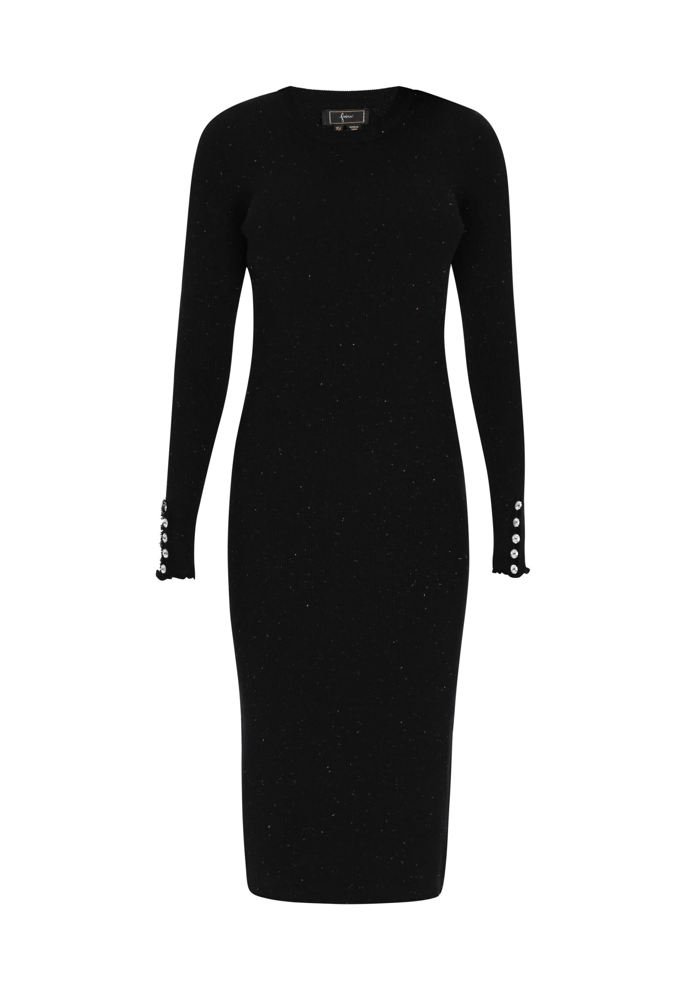 faina Klänning i svart: framsida