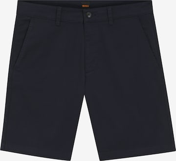 BOSS Regular Chino Pants in Blue: front