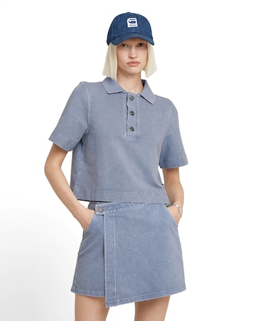 T-shirt G-STAR en bleu : devant