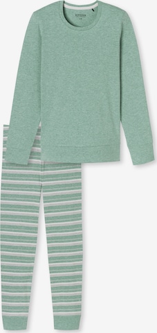 Pyjama ' Casual Essentials ' SCHIESSER en vert : devant