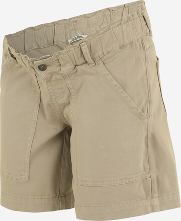 LOVE2WAIT Loosefit Broek in Beige: voorkant