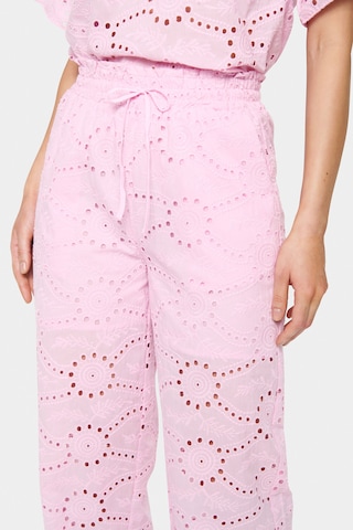 SAINT TROPEZ Wide Leg Hose in Pink