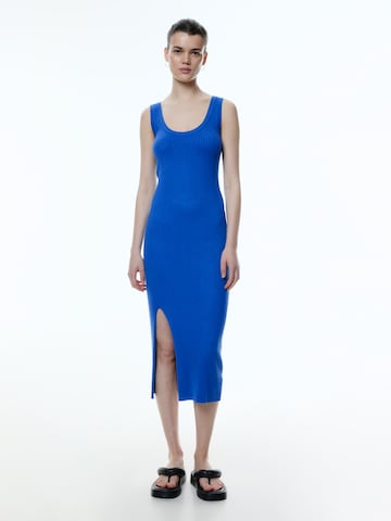 EDITED Gebreide jurk 'Relana' in Blauw