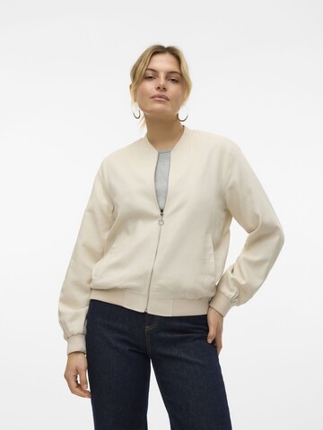 VERO MODA Übergangsjacke 'DINNA' in Beige: predná strana