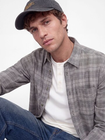 JACK & JONES Regular fit Button Up Shirt in Grey