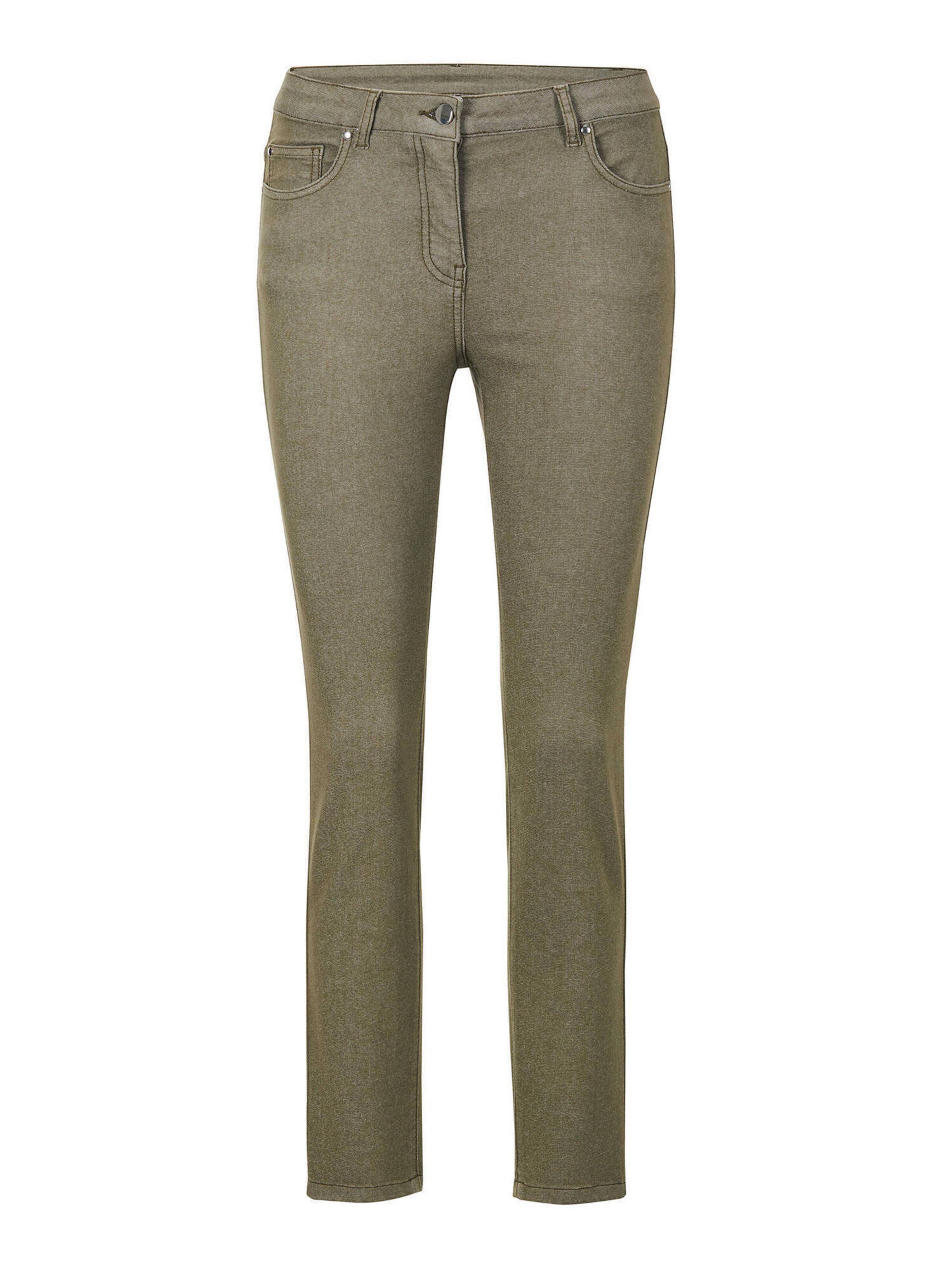 Goldner Hose 'BELLA' in Grün: Vorderseite