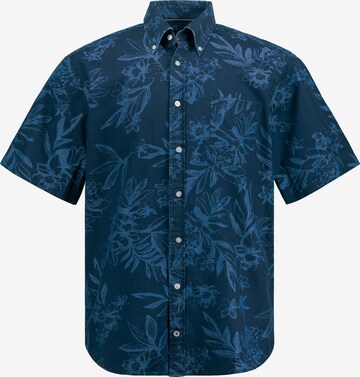 JP1880 Regular fit Button Up Shirt in Blue: front