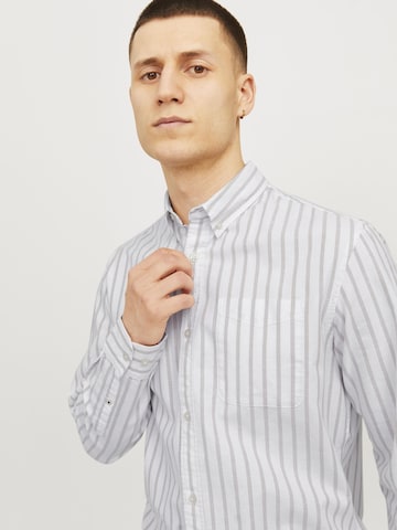 JACK & JONES Regular fit Button Up Shirt in White