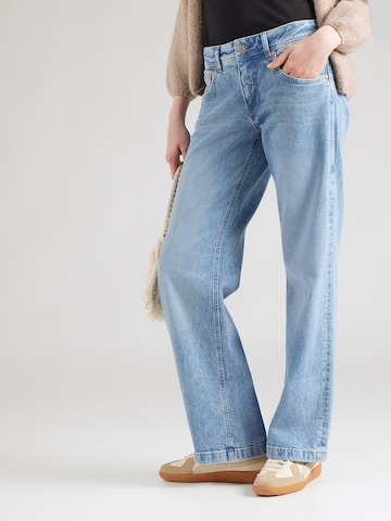 Herrlicher Rozkloszowany krój Jeansy 'Edna' w kolorze niebieski: przód