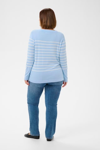 KAFFE CURVE Trui 'KCLizzy' in Blauw