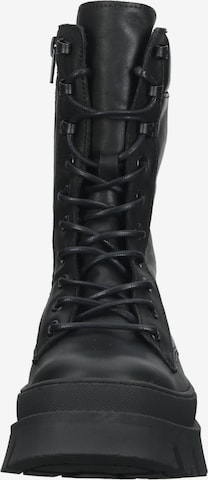 STEVE MADDEN Lace-Up Ankle Boots in Black