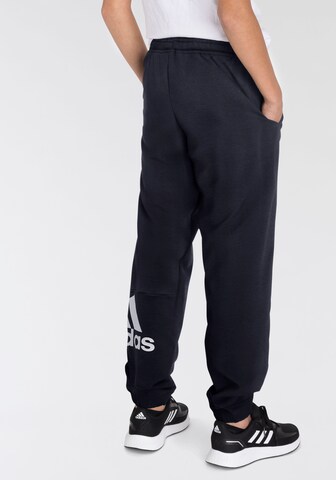 ADIDAS SPORTSWEAR Дънки Tapered Leg Спортен панталон 'Essentials French Terry' в синьо