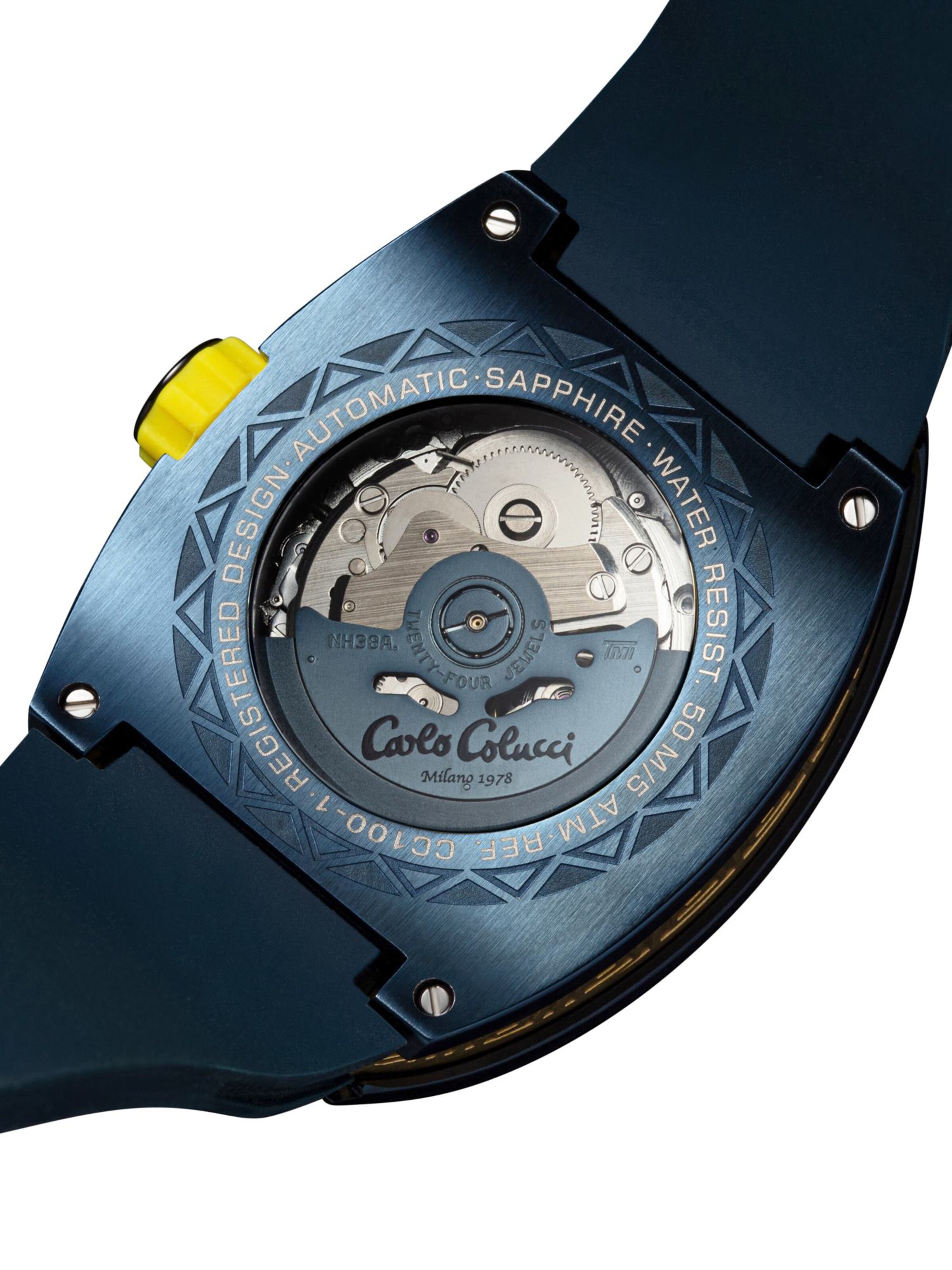 Carlo Colucci Analog watch 'Donadio' in Blue