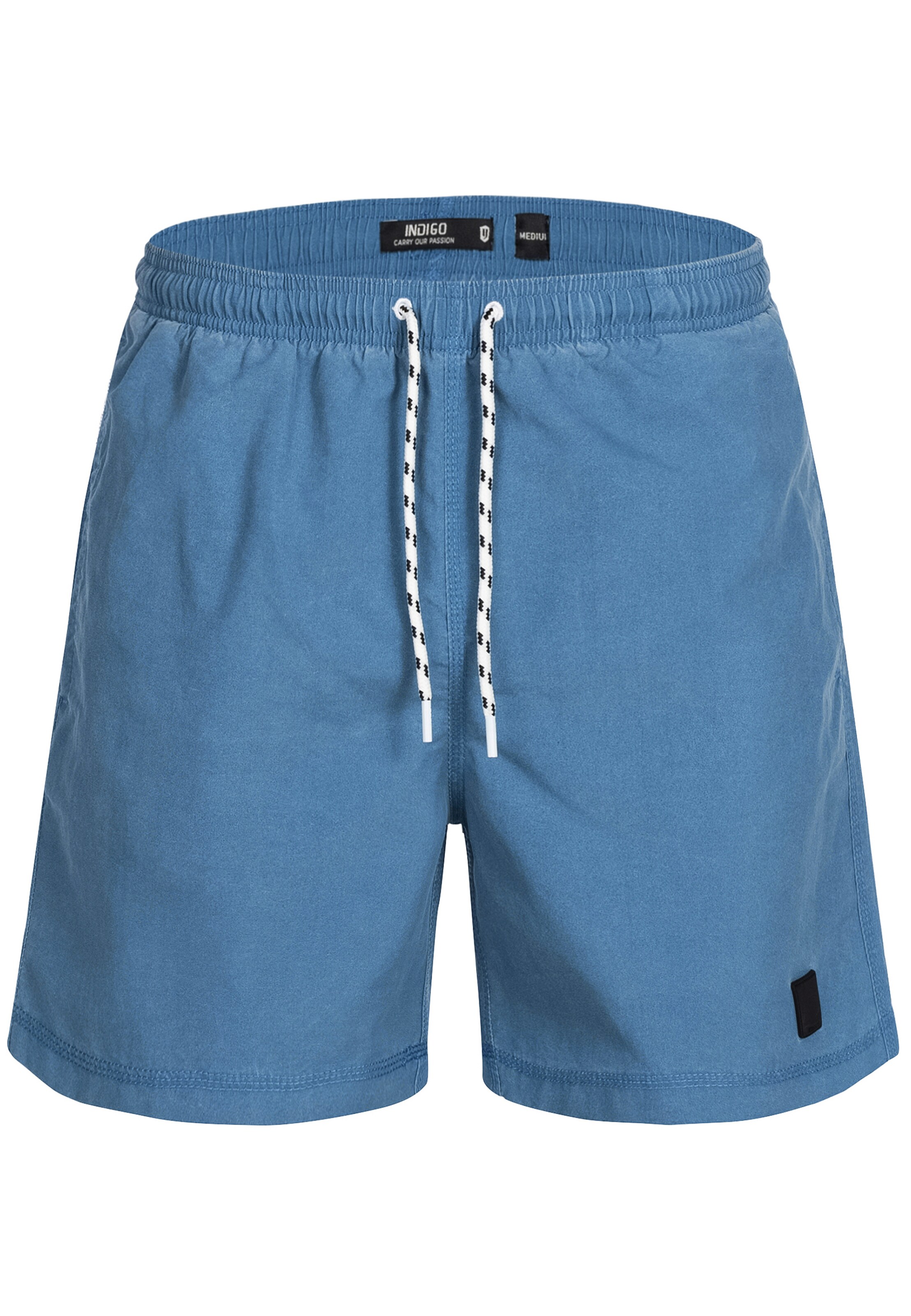 INDICODE JEANS Badehose 'Ace' in Blau: Vorderseite