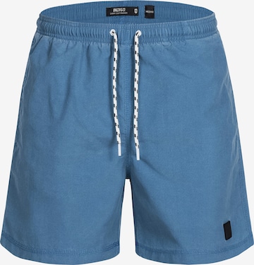 INDICODE JEANS Zwemshorts 'Ace' in Blauw: voorkant