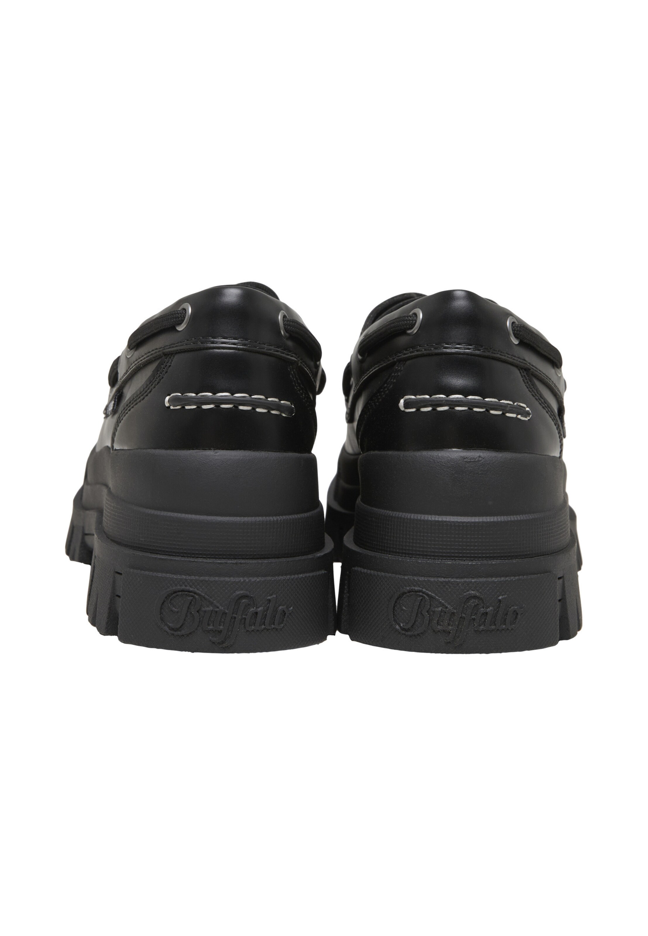 BUFFALO - Mocassins 'Aspha' em preto