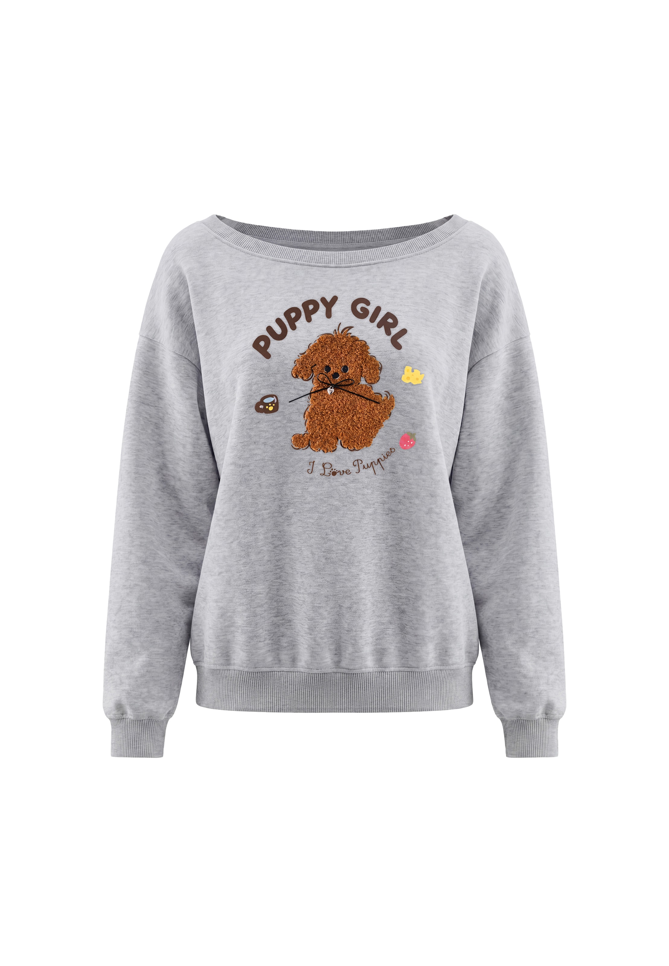 Sweat-shirt MYMO en gris : devant