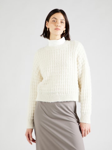 VERO MODA Trui 'VELINA' in Beige: voorkant