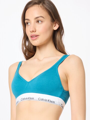 Calvin Klein Underwear Korzet Podprsenka - Modrá: predná strana