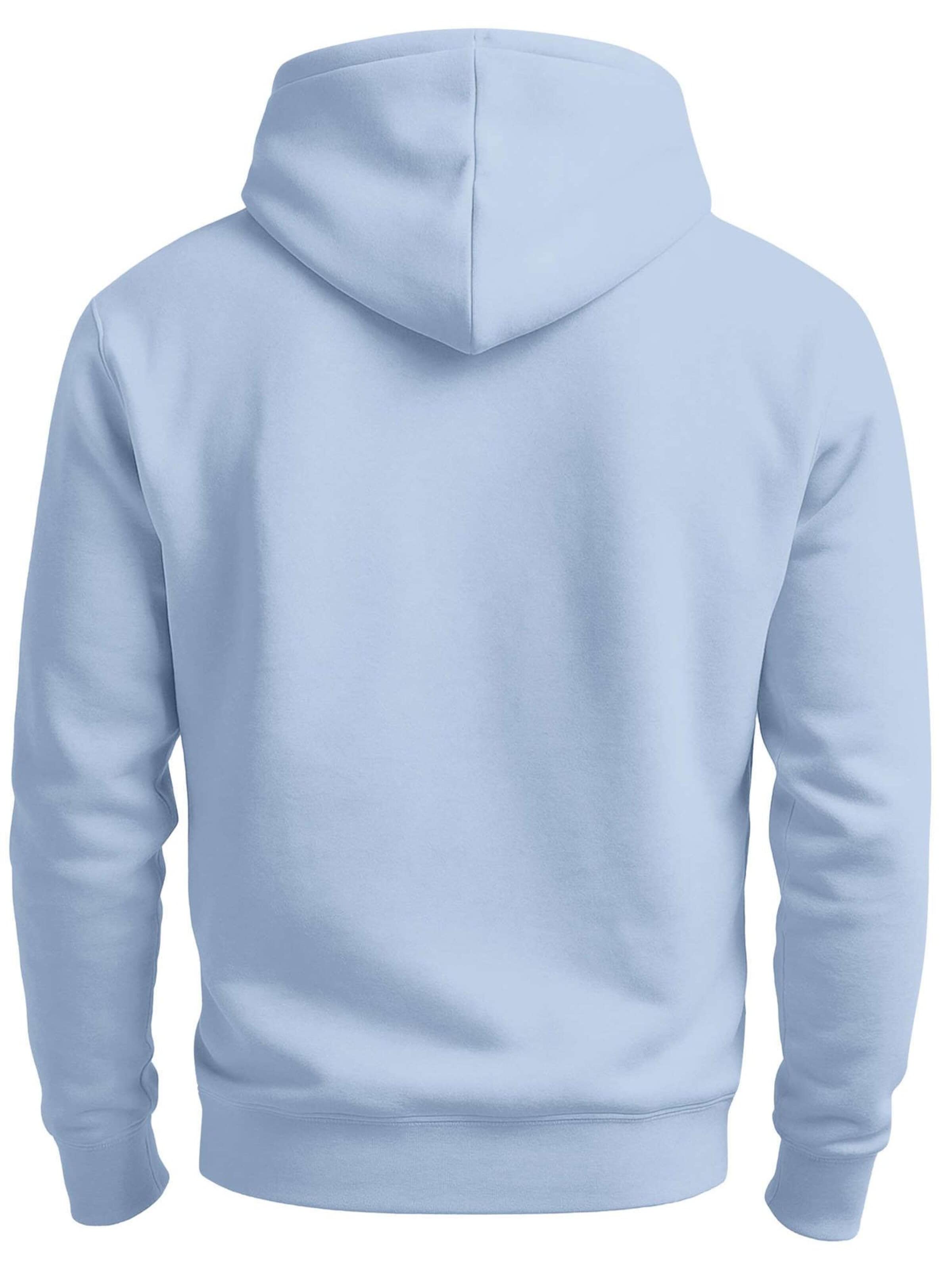 Neverless Sweatshirt 'Minimal Mountain' in Blue