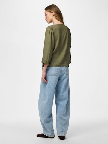 PIECES Blouse 'PCPia' in Groen