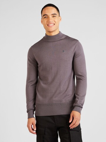 G-Star RAW Pullover 'Premium Core' in Braun: predná strana