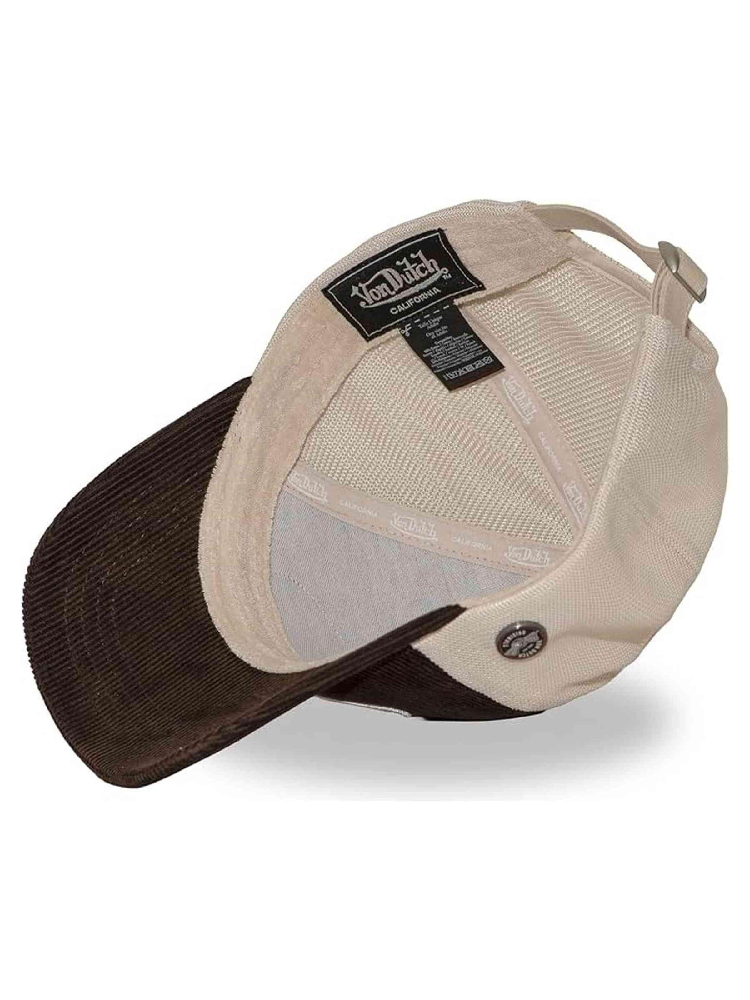 Von Dutch - Gorra 'Gorra von dutch marron corduroy trucker cap' en marrón