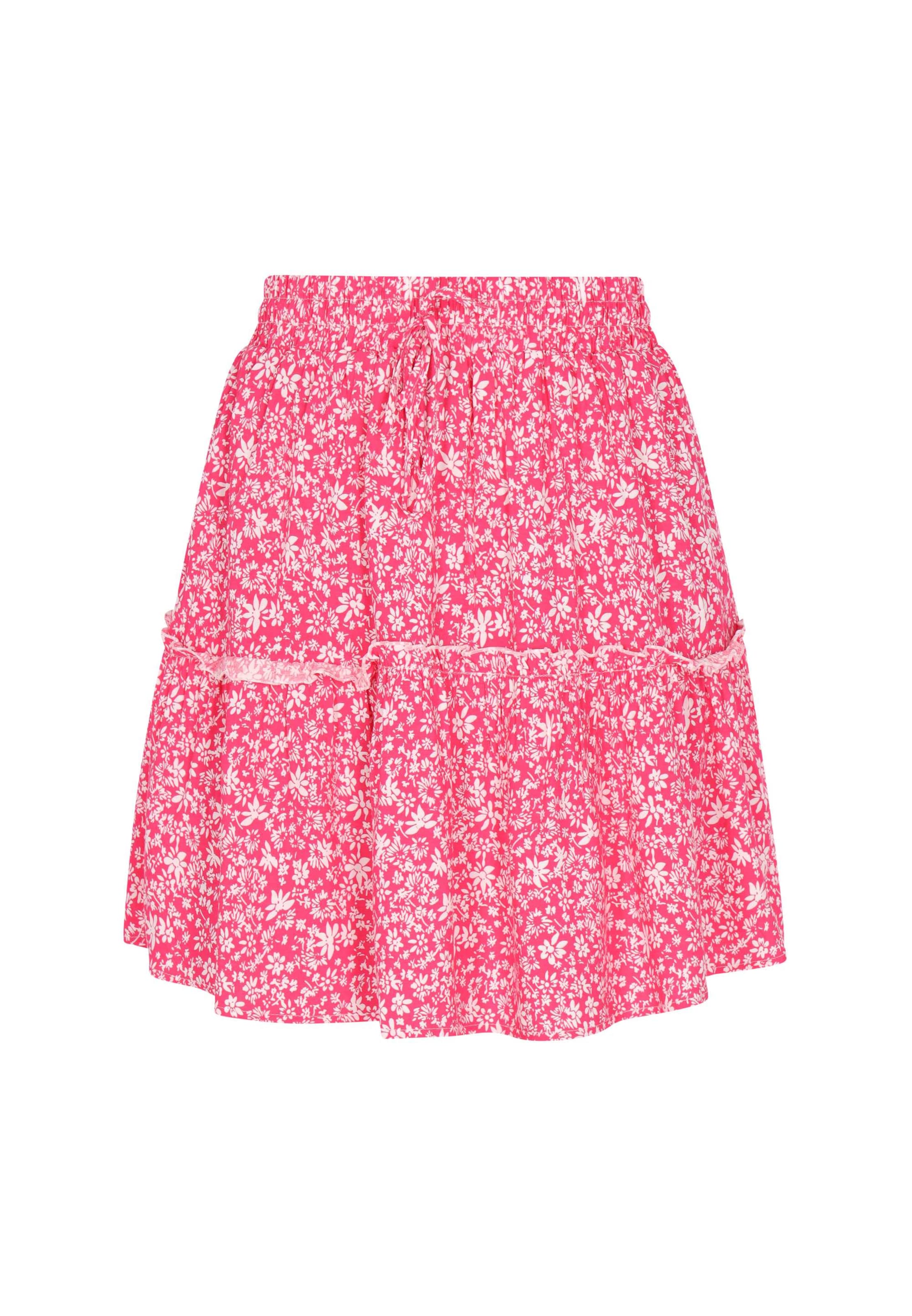 aleida - Saia em rosa: frente