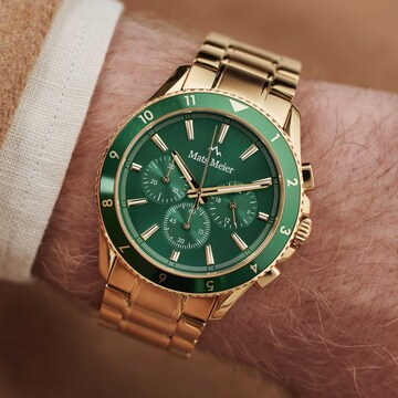 Mats Meier Analog watch in Gold: front
