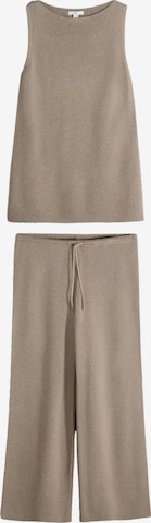 Pantalons de tailleur The Set en marron : devant