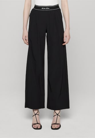 Another Cotton Lab Wide Leg Hose in Schwarz: Vorderseite