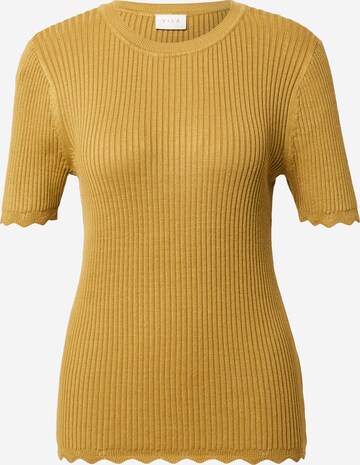 VILA Sweater 'GABBI' in Yellow: front