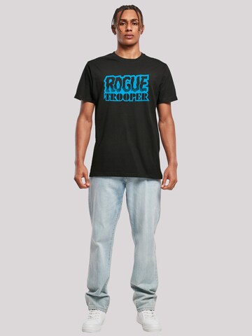 T-Shirt 'Rogue Trooper Comic Book Blue Logo' F4NT4STIC en noir