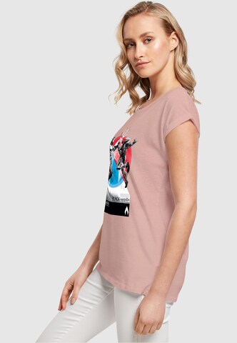 ABSOLUTE CULT Shirt 'Aquaman - Vs Black Manta' in Roze