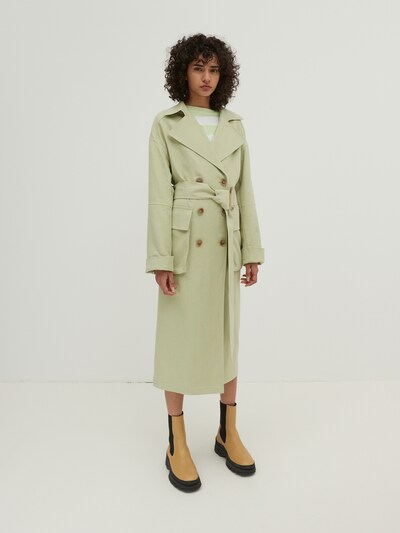 EDITED Between-Seasons Coat 'Giuliana' in Green, View model