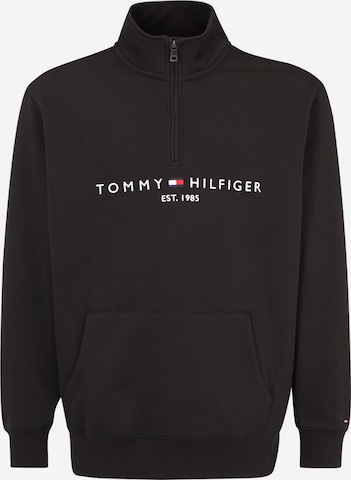 Tommy Hilfiger Big & Tall Sweatshirt in Schwarz: predná strana