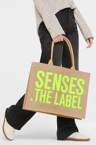 SENSES.THE LABEL Shopper in Beige: front