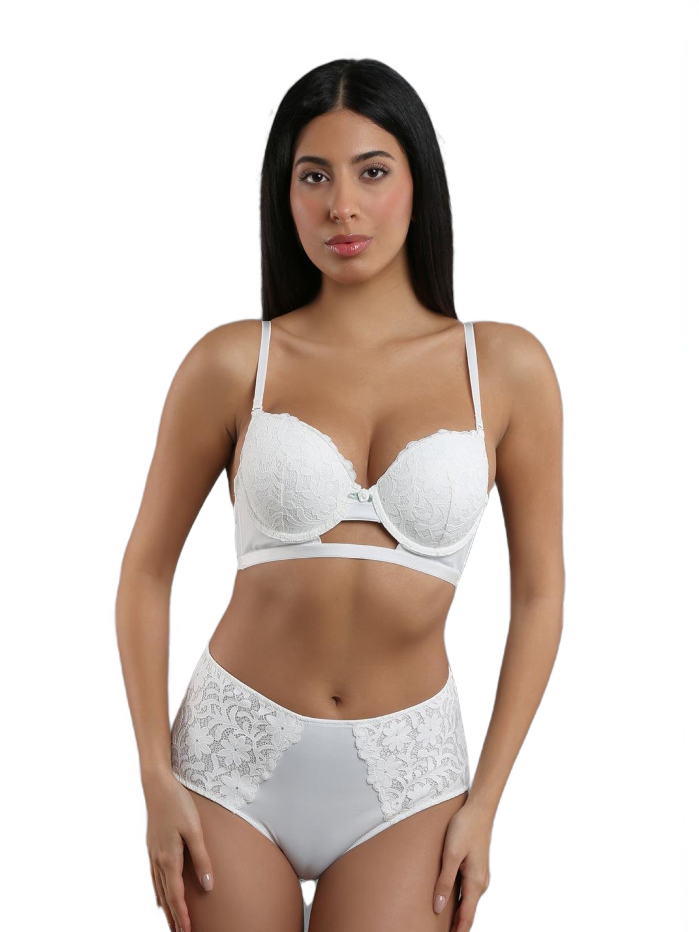 C&City T-shirt Underwear Sets in Beige: front