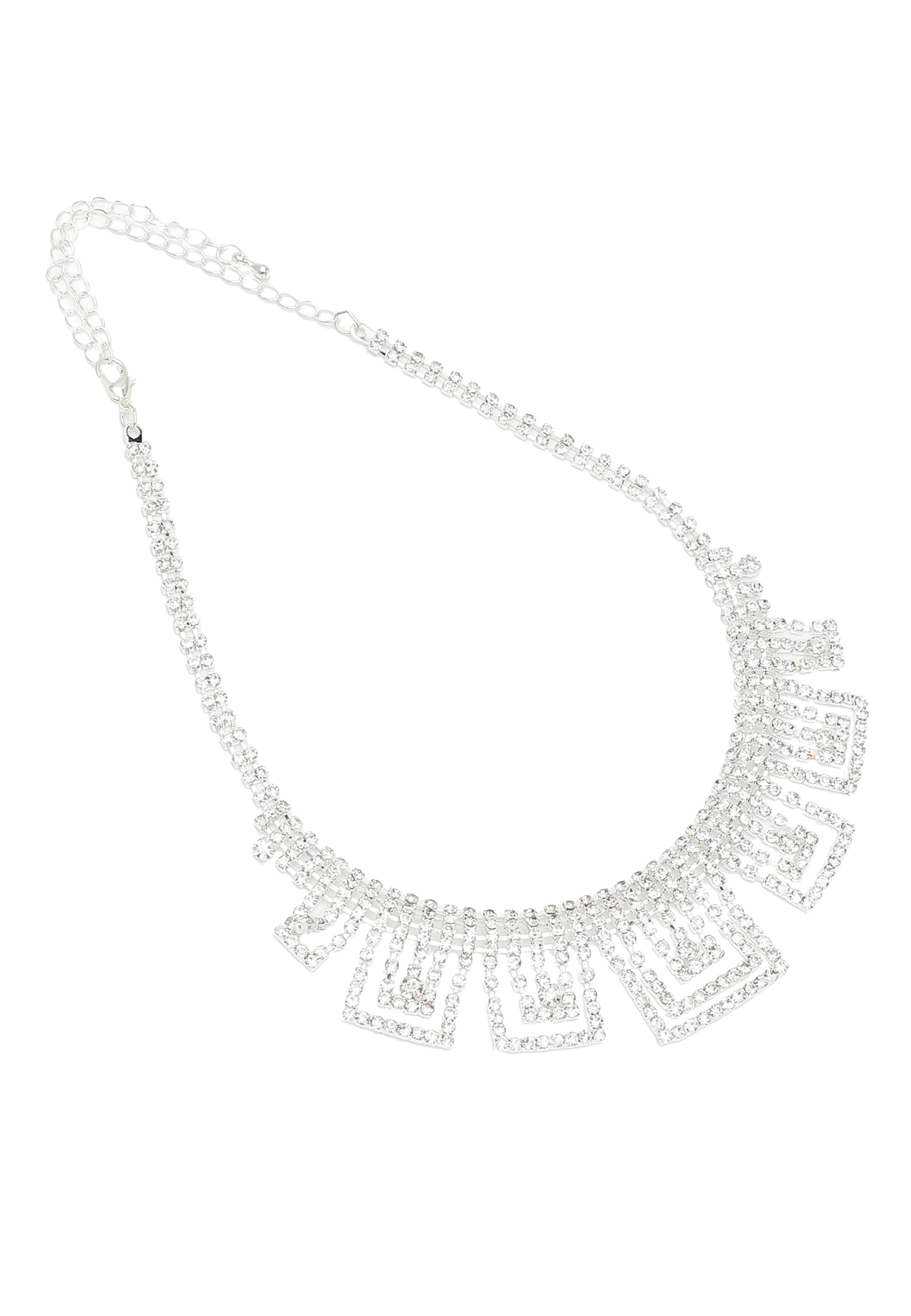 SOHI Комплект украшений 'Billie' в Серебристый