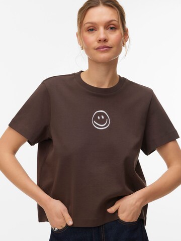 T-shirt VERO MODA en marron : devant