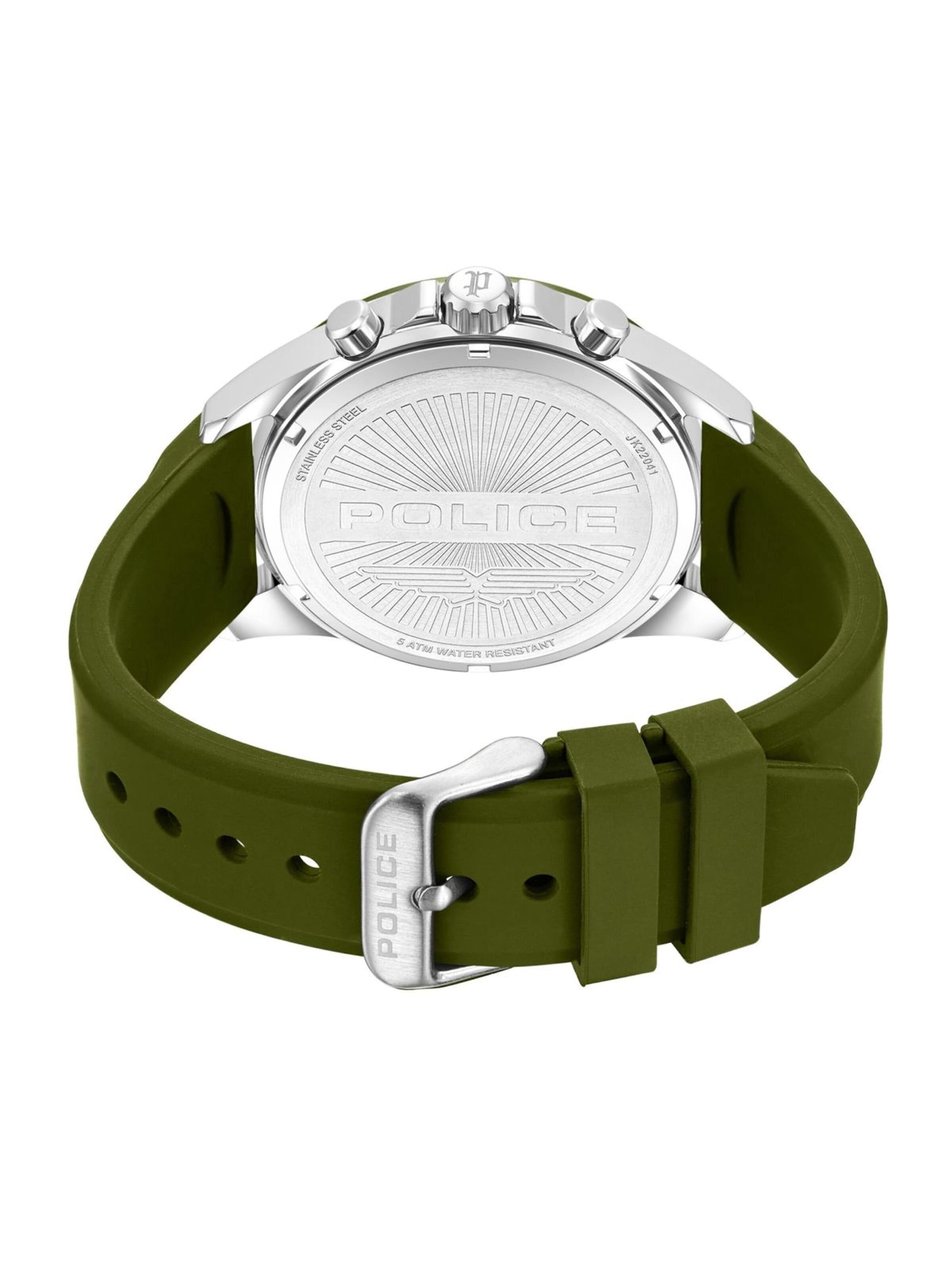 Montre à affichage analogique POLICE en vert