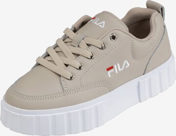 FILA Sportlicher Schnürschuh in Grau: predná strana