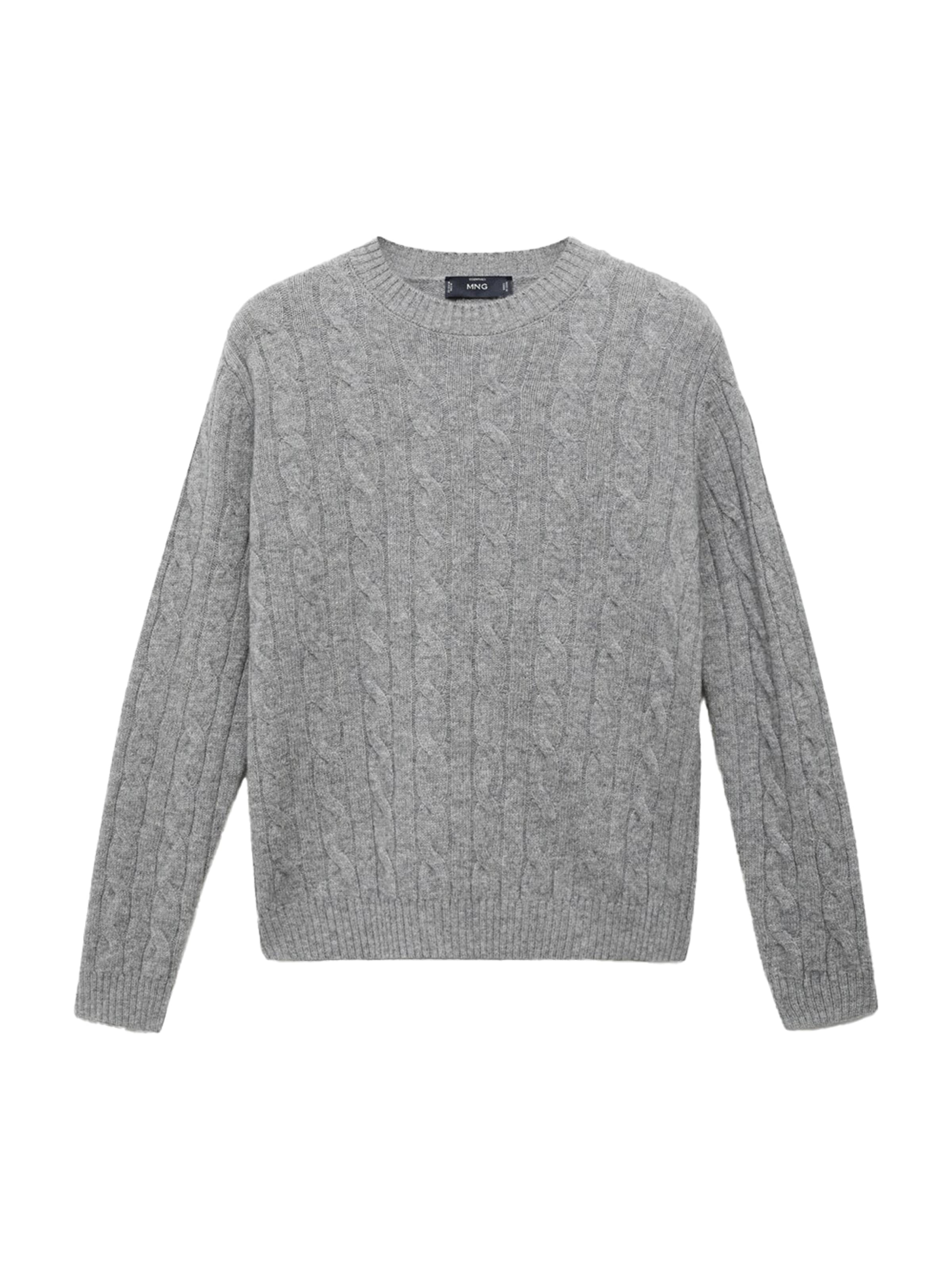 MANGO MAN Pull-over 'Bimbo' en gris chiné, Vue avec produit