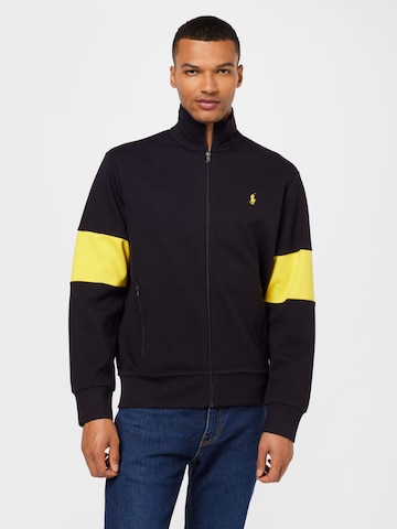 Veste de survêtement Polo Ralph Lauren en noir : devant