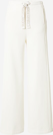 Calvin Klein Jeans Hose in hellgrau / weiß, Produktansicht