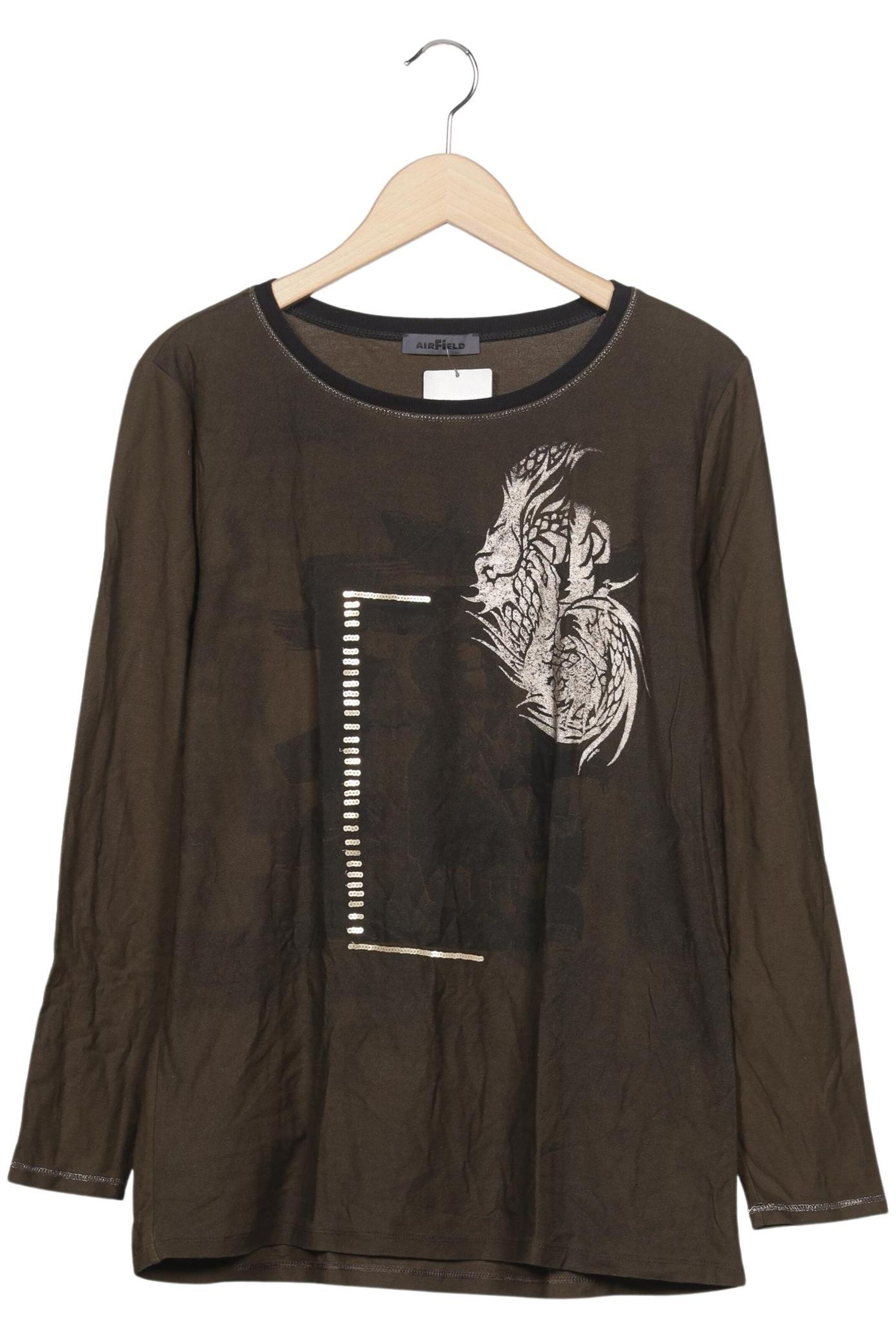 AIRFIELD Top & Shirt in XL in Green: front